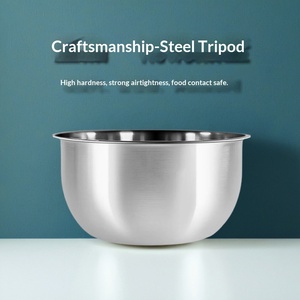 Accessoire pour <span class=keywords><strong>cuiseur</strong></span> à <span class=keywords><strong>riz</strong></span> ANY/HQ/HT/HK/L15H8/AL, pot intérieur universel en acier inoxydable 4L/5L - Product Image 2