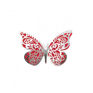 ملصقات جدارية ثلاثية الأبعاد على شكل فراشات مجوفة، ديكور عصري بسيط لغرف النوم وغرف المعيشة والمهاجع، ذاتية اللصق بألوان تحاكي المعدن - Product Image 5