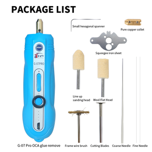 HZY G-07Pro penghilang lem OCA elektrik, alat penghilang lem hijau debu dengan <span class=keywords><strong>Display</strong></span> <span class=keywords><strong>Led</strong></span> untuk layar ponsel OCA terpolarisasi bersih - Product Image 6