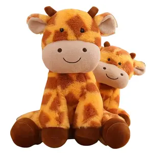 Wholesale Lovely Deer Stuffed Doll Soft Custom Animal Plush Toy Elk Plushie For Kids