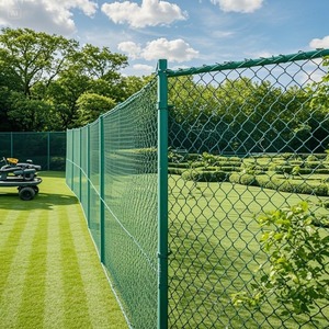 Sinh Thái Thân Thiện Tùy Chỉnh Mạ Kẽm 59Inch X 82ft Chuỗi Liên Kết Hàng Rào Panels Cyclone Dây Lưới Sử Dụng Chuỗi Liên Kết Hàng Rào Cho Bán - Product Image 1