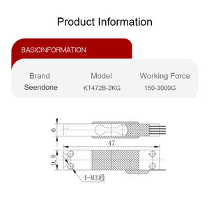 Escala eletrônica Check-Weigher Parallel Beam Load Cell Weight Sensor 10-100kg de alta precisão Parallel Beam Load Cell - Product Image 2
