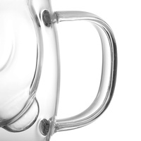 Tasses à café en verre avec motif ours, pour Couple au lait, Double paroi, Mugs amusants, pour la saint-valentin, anniversaire, pour enfants