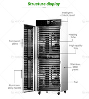 Déshydrateur alimentaire automatique de qualité supérieure en acier inoxydable avec cœur PLC, four de séchage 100 kg/lot pour la transformation des spaghettis