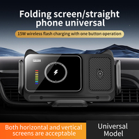 Nouveaux produits Gadgets électroniques RGB 15W Anti-secousse Rotation à 360° Support de chargeur de voiture sans fil à écran pliable pour Z Fold 7