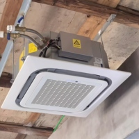 Climatiseur cassette Hisense Inverter pour usage commercial, refroidissement et chauffage, R410A, compresseur haute efficacité, automatique, pour bureaux et hôtels, 3