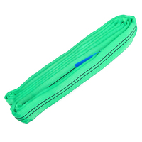 Sangles de levage rondes sans fin en polyester, capacité 2T, sangles de levage pour l'arrimage de cargaisons