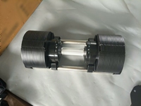 Haltères réglables par incréments de 1 kg et 2 kg, disponibles en kits de 24 kg, 28 kg, 32 kg, 36 kg et 40 kg.