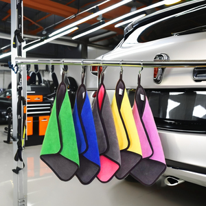 Paños de limpieza multiusos de microfibra para limpiar gafas coches otras superficies toallitas de microfibra <span class=keywords><strong>Premium</strong></span> - Product Image 2