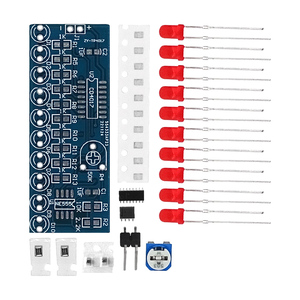 Ne555 + cd4017 điện tử DIY Bộ phận Kit chảy nước đèn điện tử sản xuất linh kiện - Product Image 1