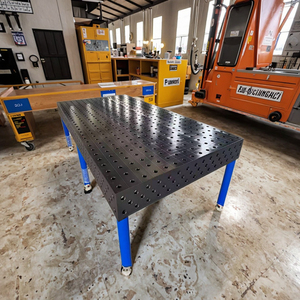 2000*1000*200mm nouvelle <span class=keywords><strong>table</strong></span> de soudage en acier moulé 3D avec échelles de mesure et accessoires nitrurés pour l'utilisation de la station de soudage - Product Image 1