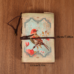 JAI IMAN 90sheets A6 Vintage Waterproof Cowhide Storage Notebook Writable Office Notes for <strong>Journal</strong> <strong>Supplies</strong> - Product Image 2