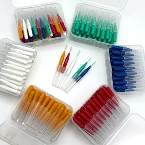 40 Cepillos Interdentales para el Cuidado de la Salud Bucal, Cepillos Interdentales, Cepillos Dentales de Ortodoncia, Herramienta de Higiene Bucal - Product Image 6