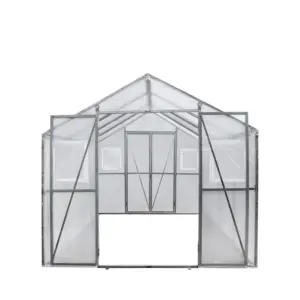 2,4x4m 8*13 pies jardín al aire libre mini tienda de cultivo invernaderos agrícolas