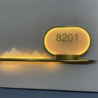 Enseigne LED néon de luxe anti-vandalisme pour numéro de chambre, couleur/taille personnalisable, écoles, directions, publicité, décoration, bandes LED, tube