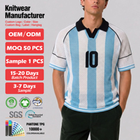Pull personnalisé avec logo pour homme, pull en tricot à rayures brodé, pull en crochet décontracté, polo de football pour homme, jersey tricoté
