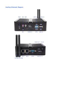 Ai BOX RK3588แอนดรอยด์พีซีขนาดเล็ก8GB 64GB ควบคุมอุตสาหกรรม - Product Image 3