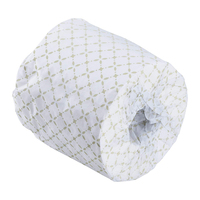 Rouleaux de papier toilette biodégradable en pâte de bambou vierge, trois plis, à prix de gros, emballage individuel personnalisable disponible