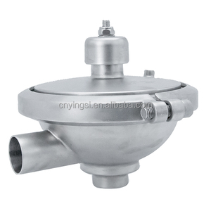 Nouvelle arrivée en stock, vanne pneumatique à pression constante soudée en acier inoxydable SMS 2 pouces 50,8 mm SS316L de qualité alimentaire - Product Image 1