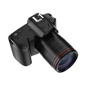 4k双摄像头夜视摄像机64MP WIFI数码相机，带灯和麦克风，用于拍摄Youtube