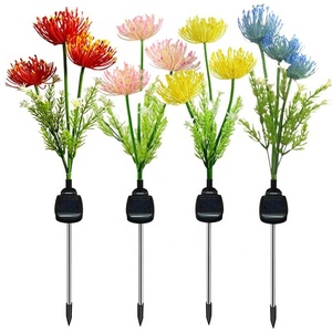 Luces Solares para Exteriores, Decorativas para Jardín, Lámpara de Flor de Lirio Araña Roja, para Patio, Césped, Camino, Paisaje, Luces LED Solares con Estaca - Product Image 6