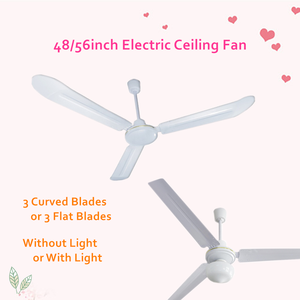 Yiwu Market 1400mm 56 pulgadas SMC CMC ventilador de techo eléctrico con interruptor de <span class=keywords><strong>luz</strong></span> condensador regulador Motor de aluminio para España África - Product Image 3