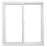 Fenêtre coulissante en PVC/UPVC moderne NUOXIN, résistante au vent, avec un design dernier cri
