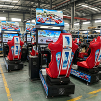 Machine de jeu d'arcade simulateur de course automobile HD Outrun à monnayeur, très populaire pour centre de jeux