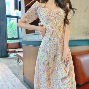 Großhandel Mode druck Strand Maxi kleider Zimm Boho Frau Kleider Formale Elegante Party Casual Blumen kleid - Product Image 1