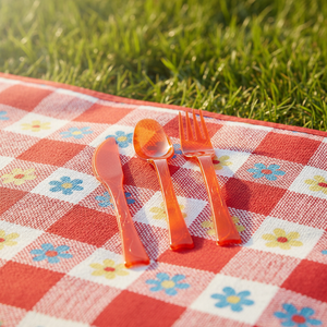 Non-Toxic <strong>Plastic</strong> <strong>Picnic</strong> Party Camping Tableware <strong>Set</strong> Disposable Dinnerware <strong>Set</strong> for Parties and Events - Product Image 5