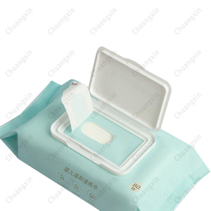 Reusable Waterproof Sealing Label Custom <strong>Printed</strong> Wet Tissues <strong>Sticker</strong> Napkins Paper Wet Towel Packaging Labels <strong>Sticker</strong> Rolls - Product Image 2