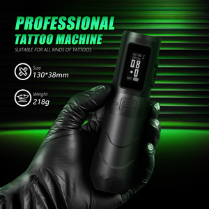 XNET Cavallon 1800mAh pantalla LED Digital pistola <span class=keywords><strong>de</strong></span> tatuaje <span class=keywords><strong>el</strong></span>éctrica potente Motor sin núcleo máquina <span class=keywords><strong>de</strong></span> pluma <span class=keywords><strong>de</strong></span> tatuaje inalámbrica para arte corporal - Product Image 4