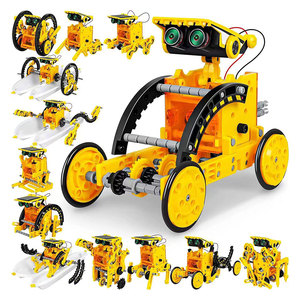 Robots solaires éducatifs à tige jouets 12 en 1 bricolage assemblage <span class=keywords><strong>Science</strong></span> ingénierie jouet kit de robot solaire Intelligent pour les enfants - Product Image 1