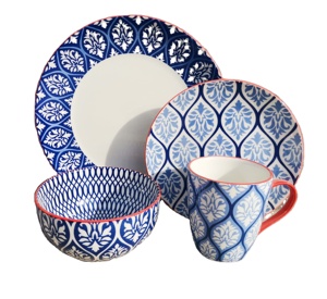 Juegos de vajilla de <span class=keywords><strong>porcelana</strong></span> de estilo inglés Colección de <span class=keywords><strong>platos</strong></span> y <span class=keywords><strong>platos</strong></span> - Product Image 1