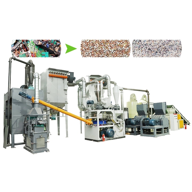 Eco-friendly Circuit Board Recycling Machine PCB Board Shredding and Sorting Machine