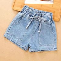 Nouveaux shorts en jean LURI pour filles 2025 – Décontractés, unis, tendance, écologiques, pour enfants et bébés, tailles moyennes et grandes – Vente en gros, en stock
