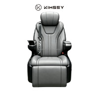 Sofá Cama Triple Plegable Z3 KIMSEY de Cuero PU con Cinturón de Seguridad de 3 Puntos para Autocaravana/RV