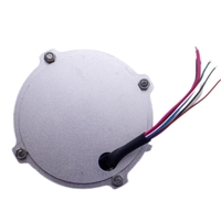 Moteur sans balais 48V DC haute puissance pour vélo électrique, aimant permanent BLDC argenté haute efficacité pour ventilateur et usage nautique