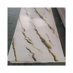 Trung Quốc Nhà sản xuất 1220x2440 mét 3 mét PVC tấm đá cẩm thạch lớp phủ UV Panel tường tấm
