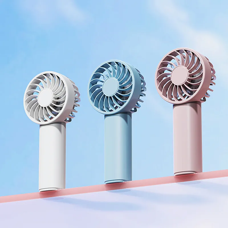 HLDY New Arrival Rechargeable Mini Handheld Portable Fan Hot Selling Summer Electric Cooling Lash Fan Hand Held