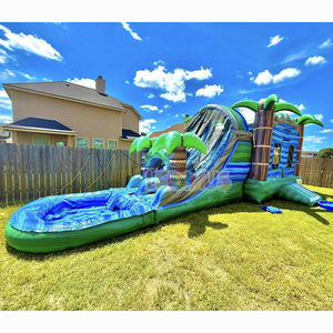 Toboggan aquatique gonflable d'extérieur Combo Château gonflable Maison de saut <span class=keywords><strong>avec</strong></span> canon à eau et <span class=keywords><strong>piscine</strong></span> - Product Image 3