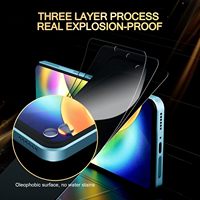 Protecteur d'écran en verre trempé incurvé à double couche anti-espion pour Huawei Oppo Vivo Samsung