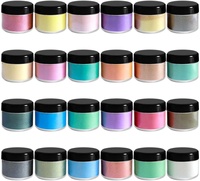Poudre de mica naturelle 0,17 oz/5g, pigment colorant pour la fabrication de savon époxy, gloss à lèvres, beurre corporel, bougies, bombes de bain