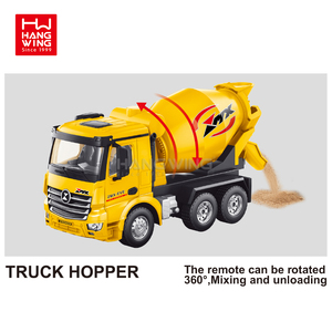 HW 1:18 Construction 9CH RC Simulation Mélangeur Camion Machine Véhicules 2.4G Télécommande Pelle Ingénierie Jouet Meilleur pour Enfants - Product Image 4