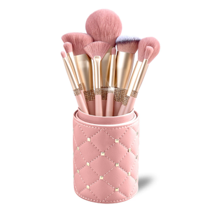 Daily Queen Morph Caja de pinceles de maquillaje de pintura Rosa vegana de 10 piezas Base ostentosa de alta calidad Sombra de ojos Cheek Slope Cream Mascara - Product Image 5