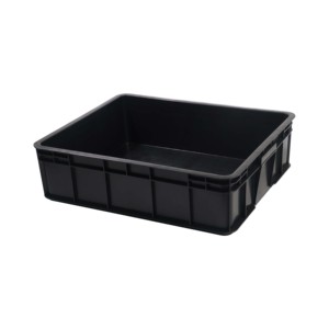 Công Nghiệp Điện Tử Lưu Trữ Thùng Chống Tĩnh Điện Nhựa ESD <span class=keywords><strong>Container</strong></span> 600*500Mm Kích Thước Đóng Gói Trong Thùng Carton Xếp Chồng Kệ & Kệ - Product Image 3