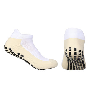 KT504 <strong>Manufacturer</strong> OEM <strong>Custom</strong> Logo Knitted Anti Slip Grip Football <strong>Socks</strong> Breathable Unisex Cushion Sport Ankle Soccer <strong>Socks</strong> - Product Image 3