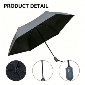 ร่มกันแดดพับ 3 ตอน อัตโนมัติเต็มรูปแบบ ขายส่ง พร้อมพิมพ์โลโก้ สำหรับกันฝน - Product Image 6