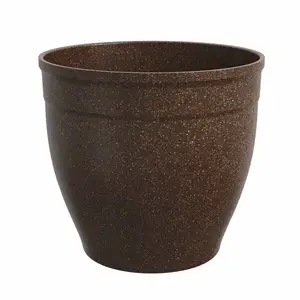 Pioneera Plant Pots Wholesale Eco Naturally Plant Fiber Rice Husk Decorative Flower Pots Home Planters For Indoor Plants