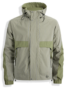 Chaqueta Cortavientos Transpirable con Capucha Estilo Americano, Chaqueta Deportiva Casual para Jóvenes, para Hombre, Combinable con Todo - Product Image 6